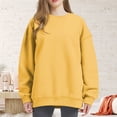 thumbnail image 1 of Pxiakgy Vente Chaude!! Sweatshirts Oversize pour Femmes, Sweats à Capuche, Pulls Col Rond, Hauts Décontractés, Tenues de Mode Printemps Automne, Vêtements de Sport 2025, Veste Sweat-Shirt, Pantalon, Jaune TG, 1 of 9
