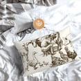 thumbnail image 5 of Pofeuu Farm Animals 1 Print Polyester Microfiber Plush Pillowcases, Super Soft and Cozy Pillow Case Covers with Envelop Closure（Pillow core not included）-20"x30", 5 of 6