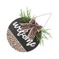 thumbnail image 1 of Advancent Letrero de bienvenida Estilo campestre Colgador para interiores y exteriores Artesanía de rústica Colgante para colgar en la pared Kits de decoración para fiestas, 1 of 6