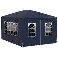 thumbnail image 3 of vidaXL Party Tent 10x13 ft Blue Outdoor Canopy for Events Waterproof and UV-Resistant, 3 of 10