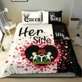 thumbnail image 4 of Nigeria Juego de Cama Pareja King/Queen Her Side/His Side Rlt8, 4 of 6