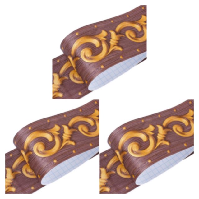 Baohd PVC 3D Pattern Wall Removable Stickers Life To Living Space Self Adhesive Kitchen Bathroom Sticker dark brown vine 3Set