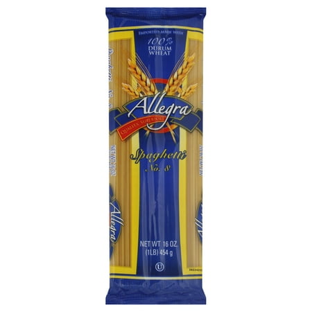 Allegra Pasta, Spaghetti, 1 Pound (Pack of 20)