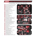 thumbnail image 2 of Juego de herramientas KINGTOOL 286 piezas con caja de herramientas rodante de 21 V, 2 of 8