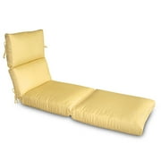 Outdoor Chaise Cushion, Yellow