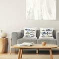 thumbnail image 4 of Stupell Industries Whimsical Varied Fish Patterns Kids Sea Life Design by Victoria Barnes Throw Pillow (set of 2), 4 of 6