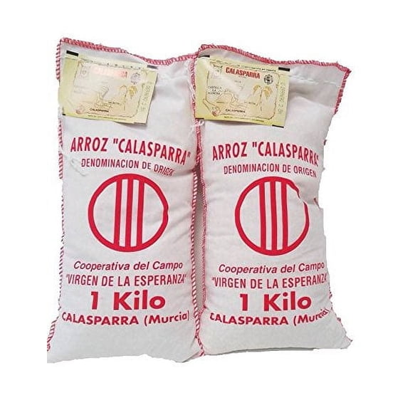 CALASPARRA Rice (Paella Rice) - 2 bags, 4.4 lbs