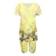 thumbnail image 4 of Blusas para las Mujeres Casual Impreso Cuello en V Manga Corta Blusa Pantalones Cortos, Conjuntos de Ropa para las Mujeres, 4 of 5