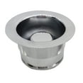 thumbnail image 4 of Westbrass COMBO PACK 3-1/2" Wing Nut Style Sink Strainer and Waste Disposal Trim, Polished Chrome, 4 of 12