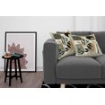 thumbnail image 2 of Ambesonne Monstera Throw Pillow Cover Pack of 2, Abstract Boho Leaves Art, 2 Pcs-24" x 24", Dark Sepia Pale Brown, 2 of 5