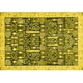 thumbnail image 1 of Ahgly Company Indoor Rectangle Oriental Yellow Traditional Area Rugs, 4' x 6', 1 of 4