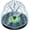 Black, variant on Upgraded 3.5W Full Glass Panel Solar Fountain for Bird Bath, Floating No-Installation Solar Powered Water Fountain Pump with 7 Nozzles, for Garden, Pond Decor (Blue)