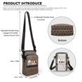 thumbnail image 6 of HELLHERO Dog Paw Messenger Bag Double Zipper Adult for Outdoor Travel 4.33x1.97x7.09, 6 of 7