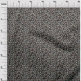 thumbnail image 2 of oneOone Polyester Lycra Fabric Dot & Floral Artistic Printed Craft Fabric BTY 56 Inch Wide, 2 of 4