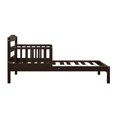 Baby Relax Jackson Kids Wood Toddler Bed with Safety Guardrails