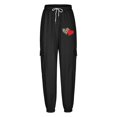 thumbnail image 7 of jjayotai Joggers for Women 2024, High Waisted Love Heart Graphic Sweatpants with Pockets,Y2k Fall Winter Fashion Outfits Trousers, 7 of 7