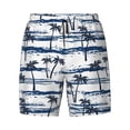 thumbnail image 4 of Lsque Mens Swim Trunks Retro Coconut Tree Pattern - Bathing Suit Compression Liner - Beach Swim Shorts Swimwear - (S-3XL) - Stretch Quick Dry -Small, 4 of 9