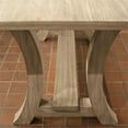 thumbnail image 4 of Riverside Furniture Sophie Wood Counter Height Trestle Dining Table in Natural, 4 of 8