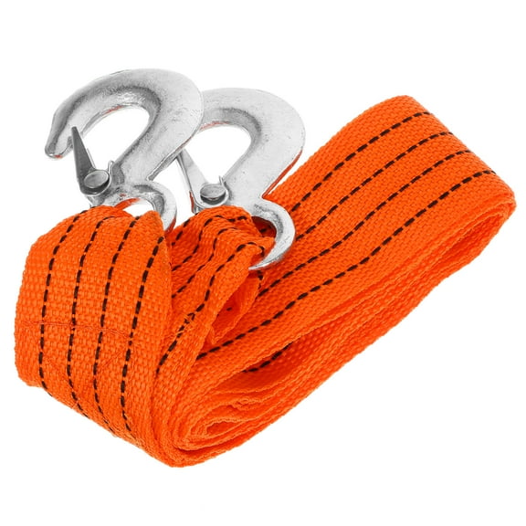Milisten High Load-Bearing Capacity Tow Rope Orange 1Set 157.20X3.14X0.39in