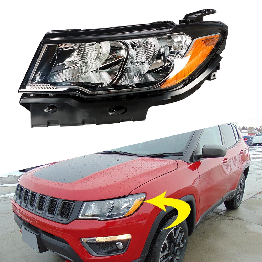 SEBLAFF Headlights Front Head Lamps Replacement for 20172021 Jeep
