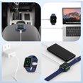 thumbnail image 2 of 2 en 1 Cargador Magnético Dock Watch Accesorios para Apple Watch Ultra 49mm/8 7 6 FLhrweasw Nuevo, 2 of 9