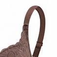 thumbnail image 3 of Ovbmpzd Supportive Womens Everyday Bras Brown Lace Push Up No Underwire Bras,36, 3 of 4