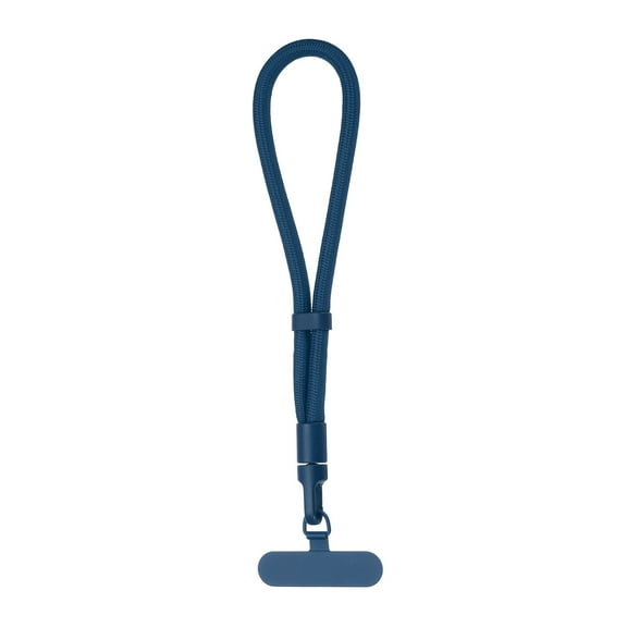 Uxcell Universal Hand Wrist Strap Lanyard, 1Pack Polyester Adjustable Phone Strap with Stainless Steel Patch Multifunctional Cell Phone Lanyard for Most Smartphones, Blue
