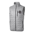 thumbnail image 2 of Men's-Cutter & Buck  Gray Philadelphia Union Big & Tall Rainier PrimaLoft Eco Insulated Full-Zip Puffer Vest, 2 of 3