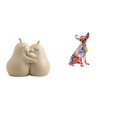 thumbnail image 1 of sujetalibros decorativos,Sujetalibros decorativos para oficina,hogar,libros pesados,Sujetalibros,topes,estantes,expositores modernos,Figura decorativa,Estatua de perro coleccionable,decoración, 1 of 8