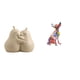 thumbnail image 1 of Sujetalibros de cerámica con forma de pera abrazada, fina artesanía, adorno para estantería, estatua de perro colorida, escultura, cachorro, artesanía, 1 of 8