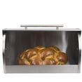 thumbnail image 2 of Bread Box for Kitchen Counter with Stainless Steel & Acrylic Glass Roll Top Cover, Large Capacity Food/Bread Storage Container, Bread Bin, Bread Loaf, Dinner Rolls, Pastries, Baked Goods, 2 of 4