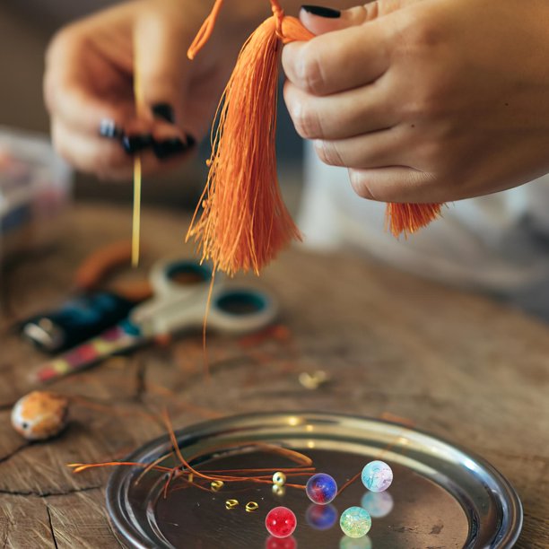 unbranded De Vidrio Pequeñas Surtidas Para Manualidades Joyería Collares Pulseras Con Agujero Para Ensartar