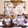 thumbnail image 2 of 1Pc 12cm Cute Kawaii Rabbit with Long Ears Plush Dolls Toys Gift Stuffed Soft Doll Gifts Gift Party Decor Kawaii Plush Keychain, 2 of 9