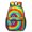 Red and Blue Tie Dye Pattern, variant on Red and Blue Tie Dye Pattern 17" Waterproof Oxford School Backpacks for Teens, S-Shape Padded Straps, for School, Travel, Hiking, Camping