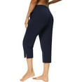 thumbnail image 6 of WQD Women’s Capri Sweatpants Yoga Pants Loose Workout Joggers High Waist Drawstring Flare Leggings Lounge Pajama Capris Pants with Pockets for Summer (Available in Plus Size), 6 of 6