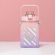 thumbnail image 3 of 1.5l Large Capacity Water Bottle With Lanyard Outdoor Fitness Running Gym Training Plastic Sports Travel Rock Climbing Bottlespink, 3 of 3