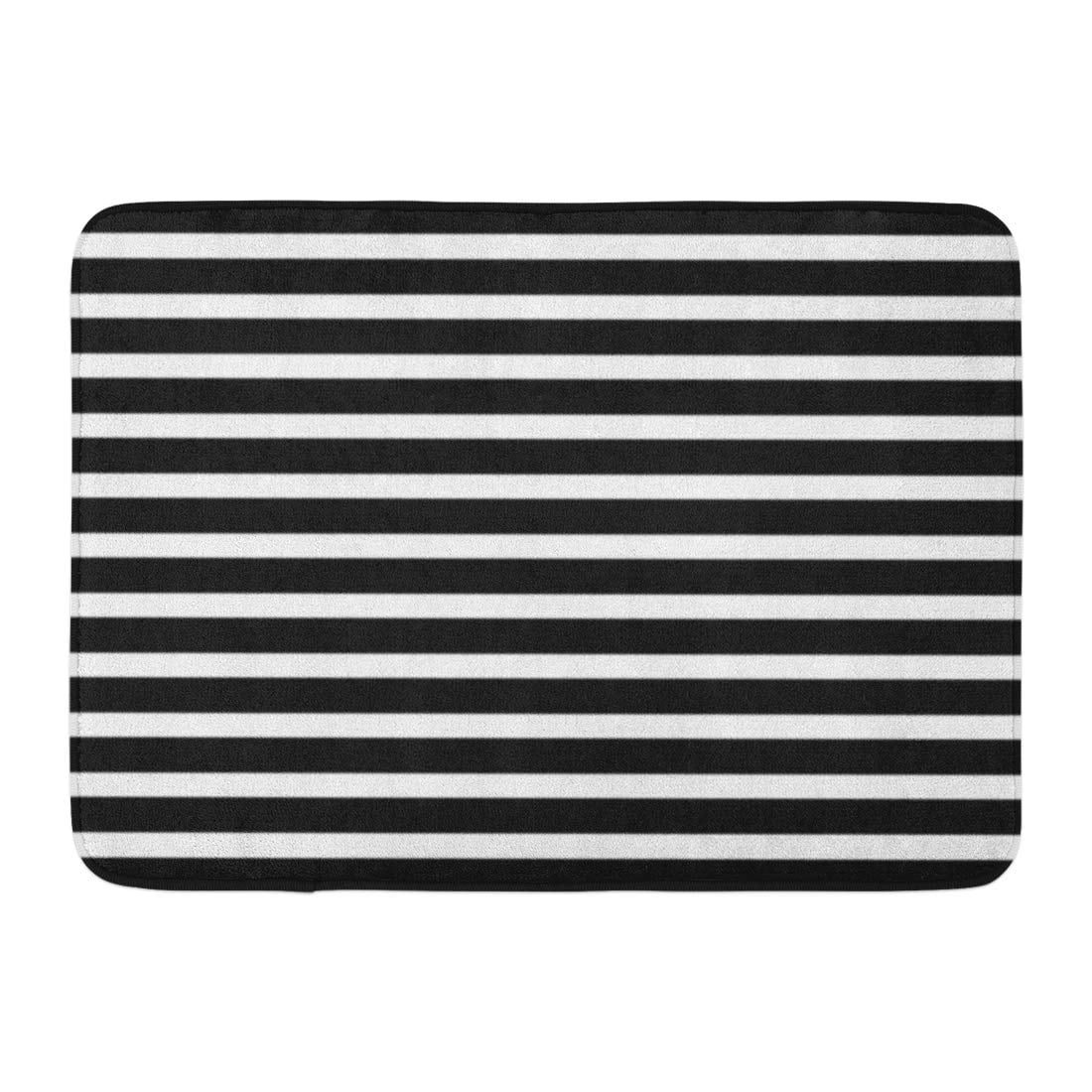 GODPOK Clean Abstract Simple Striped Pattern Straight Lines Black and