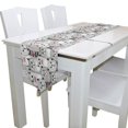 thumbnail image 3 of EREHome Cute Cartoon Cat Kitten Face Table Runner 13x70 Inches Grey Table Top Decoration, 3 of 5