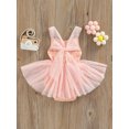 thumbnail image 4 of Bagilaanoe Newborn Baby Girl Romper Dress 6M 12M 18M 24M Summer Clothes Infant Sleeveless Bodysuit Mesh Tutu Skirt, 4 of 9