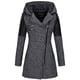 thumbnail image 1 of Chaquetas y abrigos de piel sintética con capucha y manga larga para mujer, chaqueta fina y cálida, abrigo grueso de invierno, abrigo con capucha y cremallera, abrigo para mujer, 1 of 3