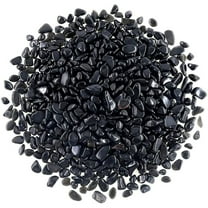 Obsidian Crushed Stone,0.66 lb/300 g Crystal Chips Bulk,Irregular Shaped Gemstones, Healing Crystals, Mini Quartz Vase Filler Aquarium Gravel,Fish Tank Gravel Pebbles (5-9 mm/0.2-0.35 inch)