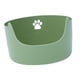 thumbnail image 4 of Bandeja de arena para mascotas con parte superior abierta y laterales altos, orinal portátil para gatos de gran espacio Verde, 4 of 9