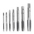 thumbnail image 4 of POINTERTECK 8pcs Thread Metric Machine Hand Screw Thread Plug Taps Set  M4 M5 M6 M8  M12 with 1pcs Adjustable Tap Wrench 1/16-1/2‘‘, 4 of 7