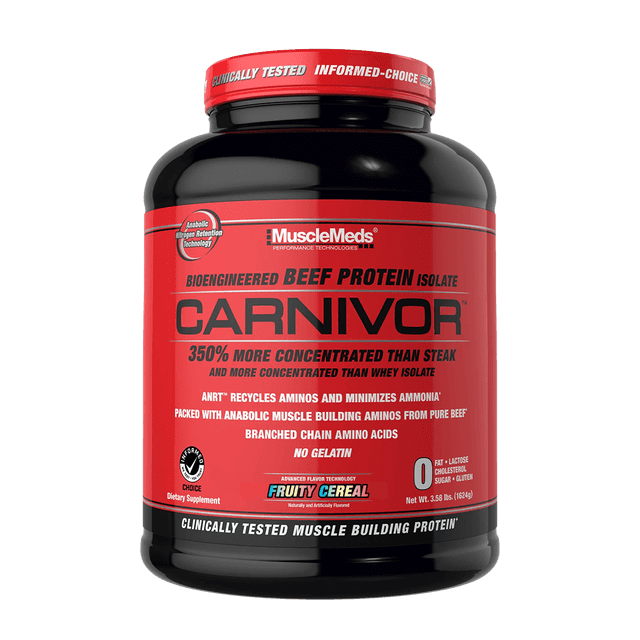 Proteina Carnivor Sabor Fruity Cereal 56 Servicios Musclemeds MuscleMeds/Proteina Carnivor/Fruity Cereal