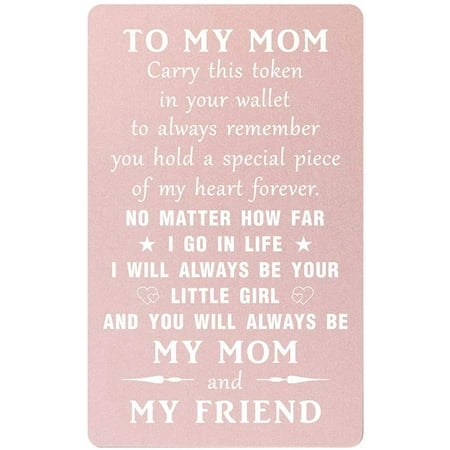 HLQYMZ Mom Wallet Card Gifts from Daughter, Thank You Mother Gifts, Funny  Mom Gifts for Birthday Mothers Day - Yahoo Shopping
