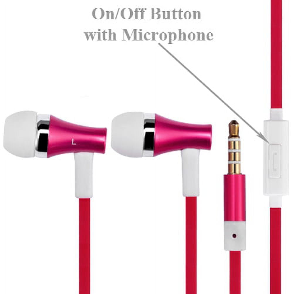 Hi-Fi Sound Wired Earphones for Motorola Moto G Stylus 5G (2024) - Headphones Handsfree Mic Headset Metal Earbuds In-ear Earpieces for Motorola Moto G Stylus 5G (2024)