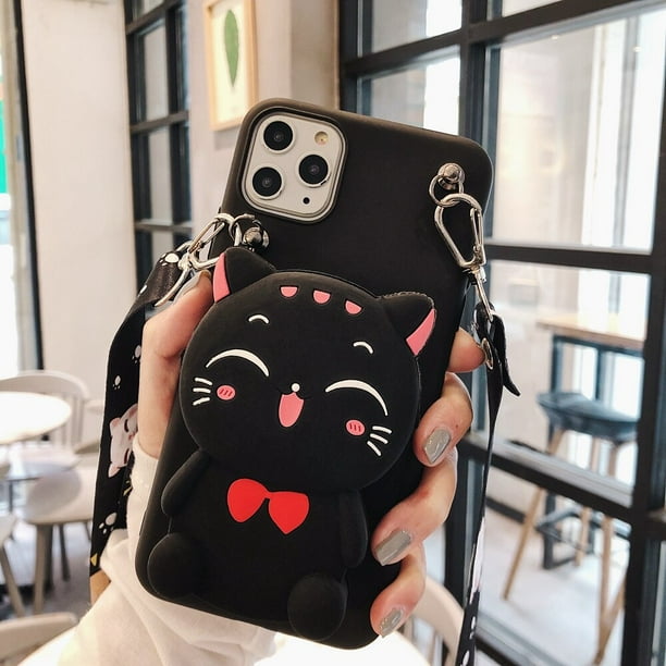 Funda de teléfono con monedero de dibujos animados para Samsung A14, A04, A51, A71, A6 Plus, J8, A750, M12, M32, M52, M21S, Galaxy S23 Plus Ultra qiuyongmign unisex
