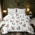 thumbnail image 2 of Manfei Rustic Animal Mallard Bed Spread Queen,Farmhouse Cabin Queen Coverlet Set,3-Piece,1 Quilt and 2 Pillowcases, 2 of 7