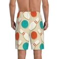 thumbnail image 4 of Lsque Vintage Bowling Mens Sleep Pajama Shorts,Short Pajama Pants, Cotton Ultra-Soft Knit-Small, 4 of 9