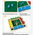thumbnail image 5 of Montessori Number Knockdown Game, Shut the Box-Wooden Dice Board Game, 2-8 Player Shut the Box Wooden Dice Board Games, Classic Tabletop Version Family Games for Classroom, Home, Party (6PlayerA), 5 of 8